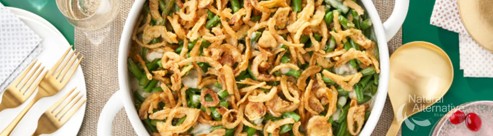 Delicious garden-to-table green bean casserole